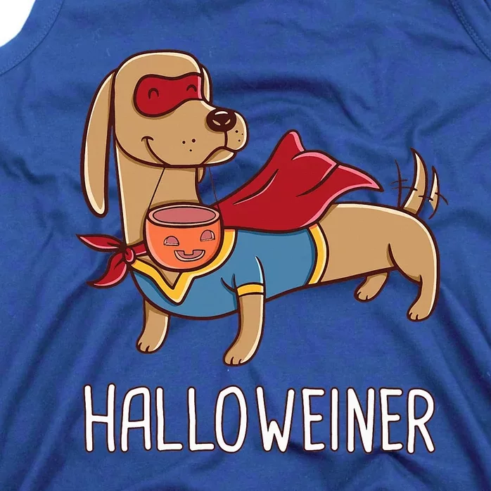 Happy Halloweiner Dachshund Sausage Weiner Dog Halloween Tank Top