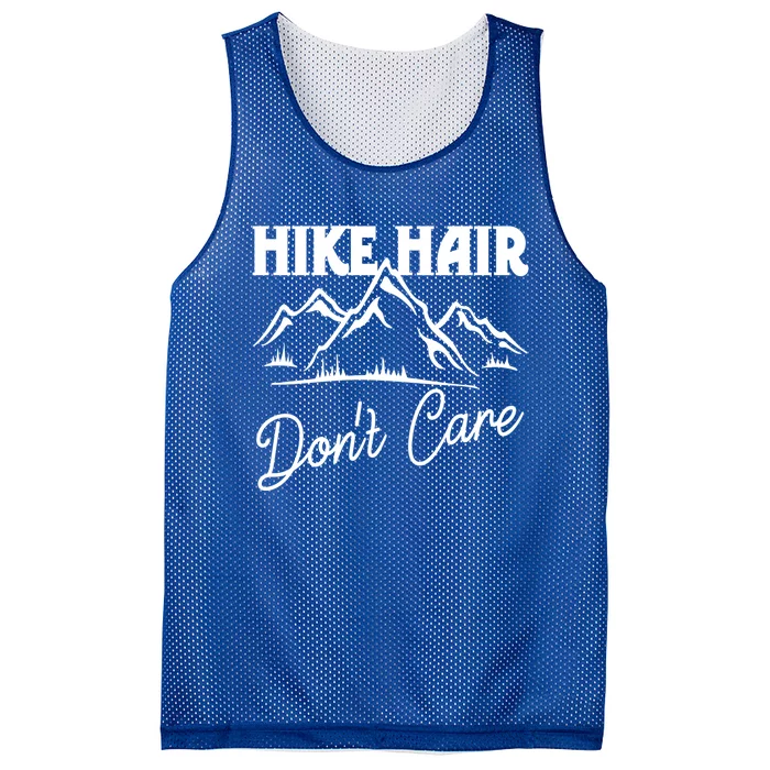 Hike Hair Dont Care Hiker Hiking Camping Nature Lover Gift Mesh Reversible Basketball Jersey Tank