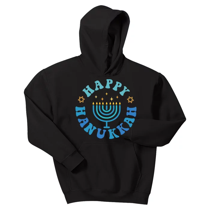 Happy Hanukkah Dinner Funny Jewish Family Kids Hoodie