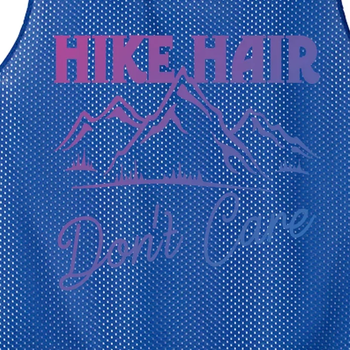 Hike Hair Dont Care Hiker Hiking Camping Nature Lover Gift Mesh Reversible Basketball Jersey Tank