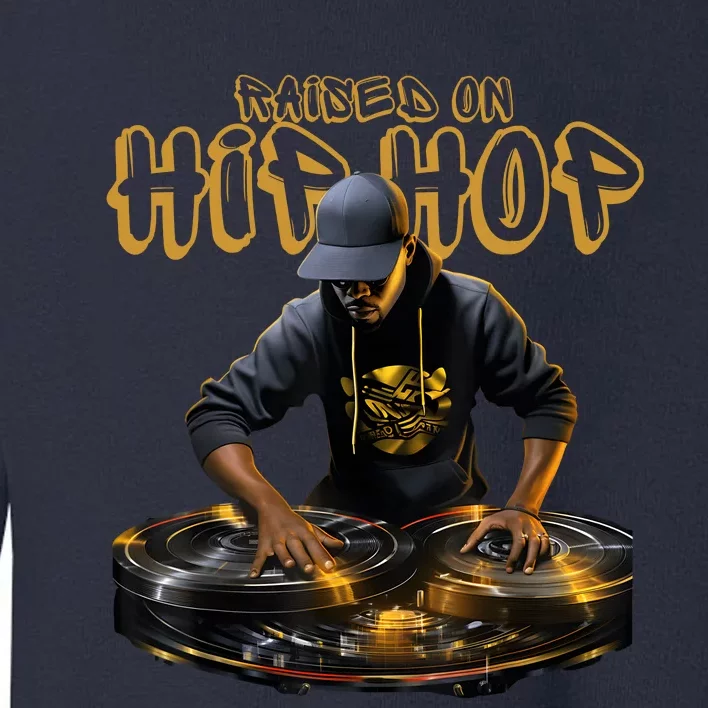 Hip Hop DJ 50th Anniversary Graphic Toddler Sweatshirt