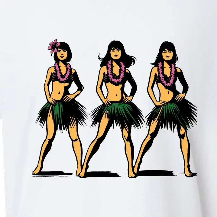 Hawaiian Hula Dancer Sueded Cloud Jersey T-Shirt