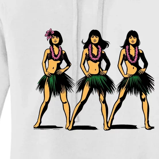 Hawaiian Hula Dancer Women's Pullover Hoodie