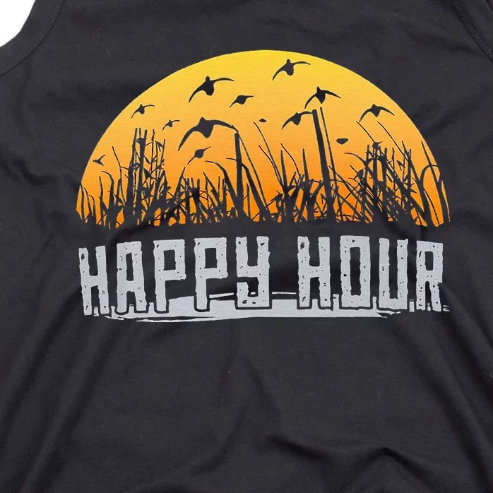 Happy Hour Duck Hunting Hunter Tank Top