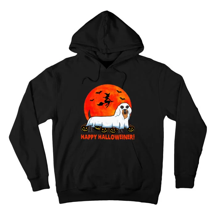 Happy Halloweiner Dachshund Halloween Costume Tall Hoodie