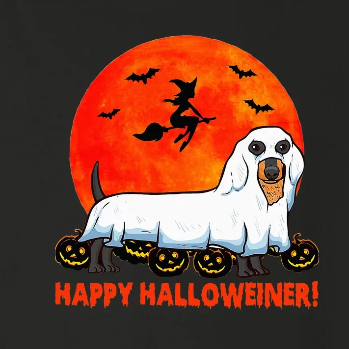 Happy Halloweiner Dachshund Halloween Costume Toddler Long Sleeve Shirt