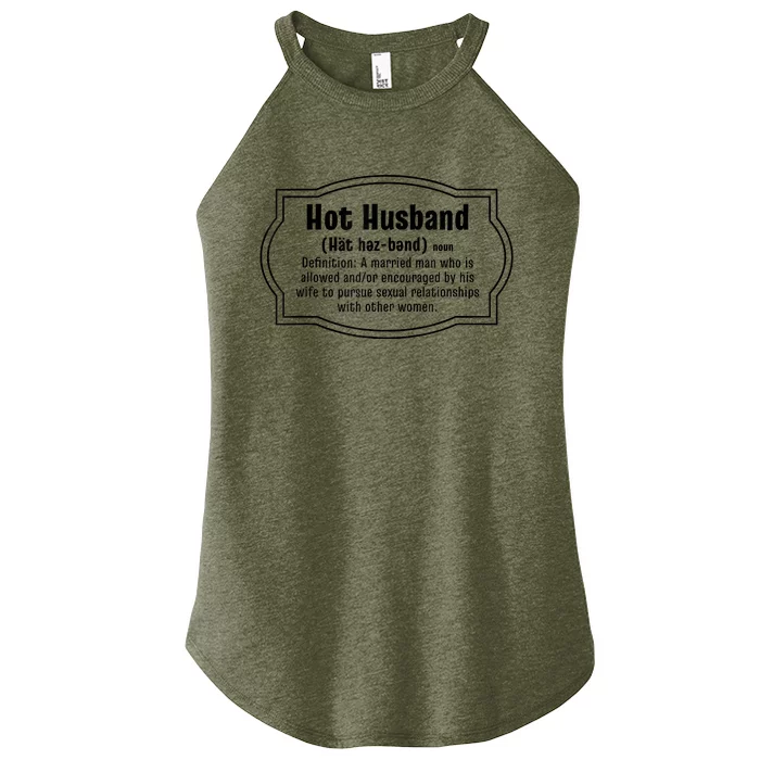 Hot Husband Definition Women’s Perfect Tri Rocker Tank