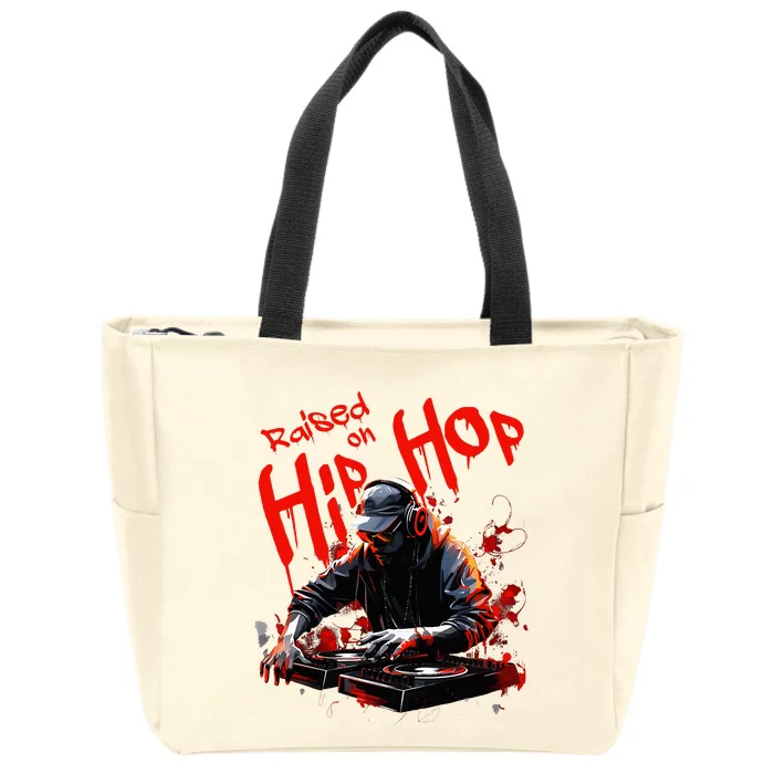 Hip Hop Dj 50th Anniversary Zip Tote Bag