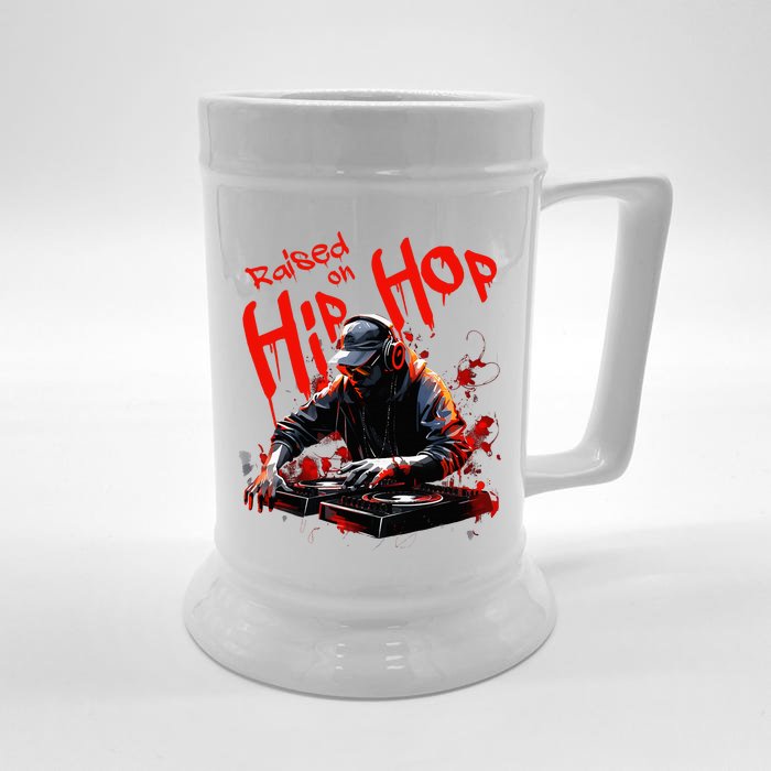 Hip Hop Dj 50th Anniversary Front & Back Beer Stein