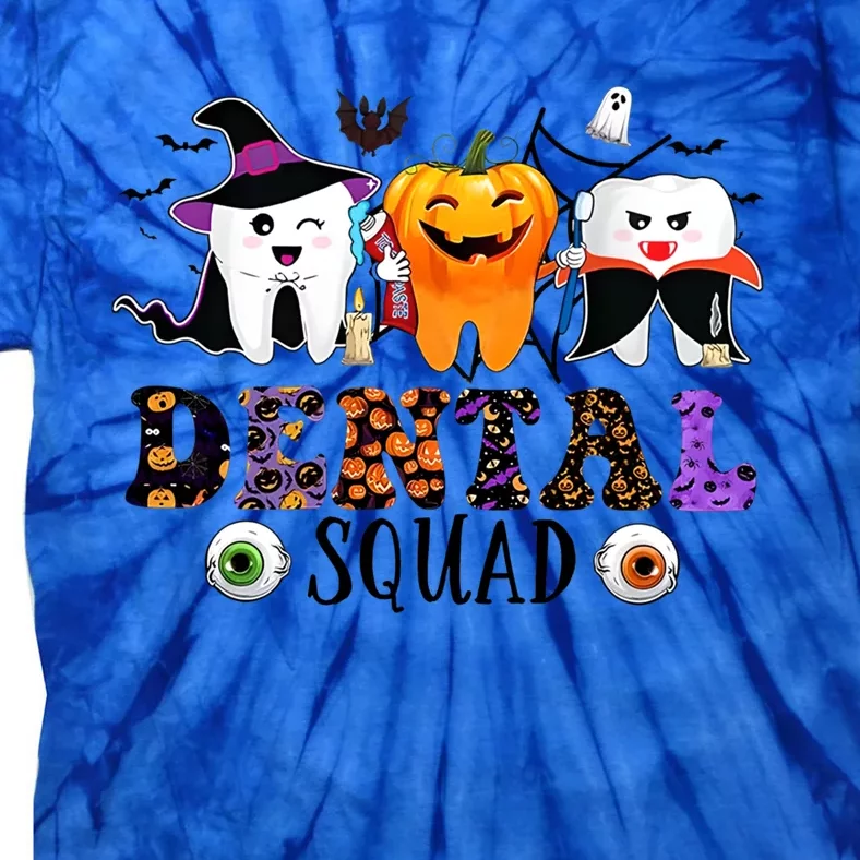 Happy Halloween Dental Squad Dental Pupmkin Spooky Funny Gift Tie-Dye T-Shirt