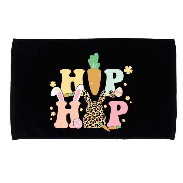 Hip Hop Easter Bunny Festive Spring Microfiber Hand Towel