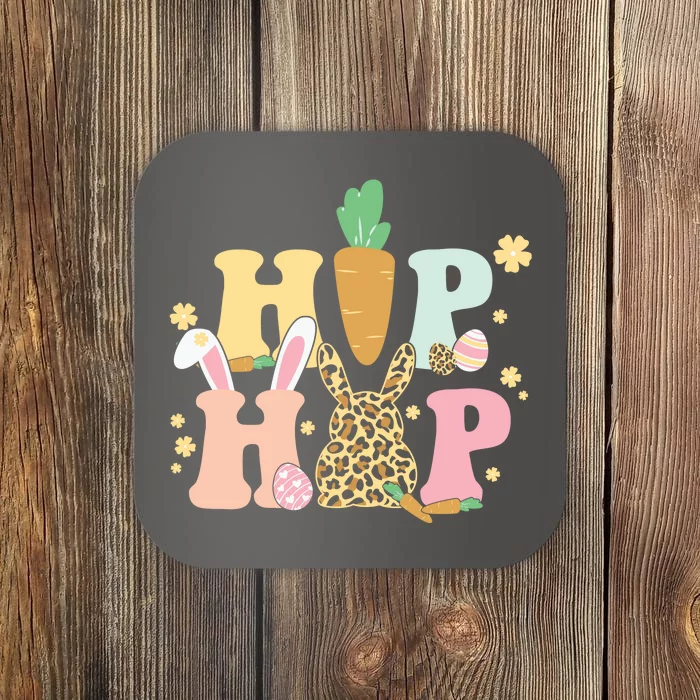 Hip Hop Easter Bunny Festive Spring Coaster