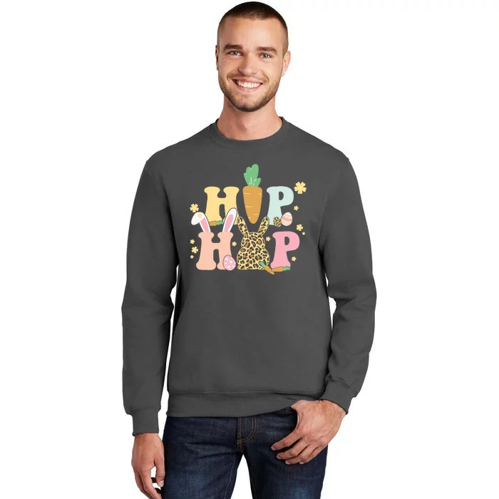 Hip Hop Easter Bunny Festive Spring Tall Sweatshirt