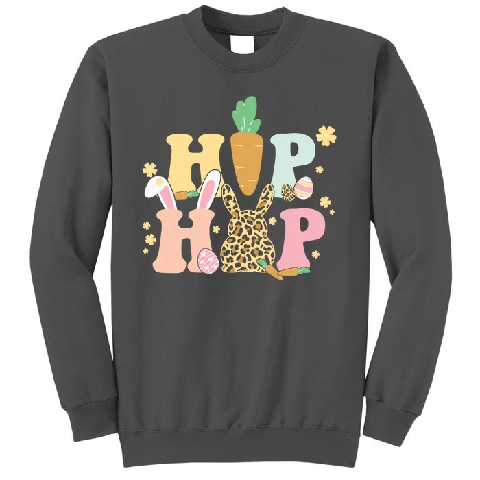 Hip Hop Easter Bunny Festive Spring Tall Sweatshirt