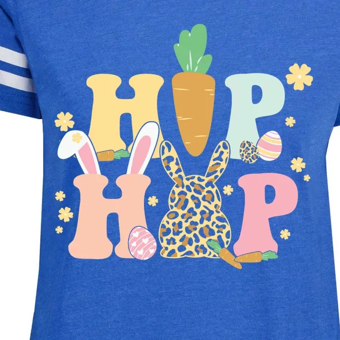 Hip Hop Easter Bunny Festive Spring Enza Ladies Jersey Football T-Shirt