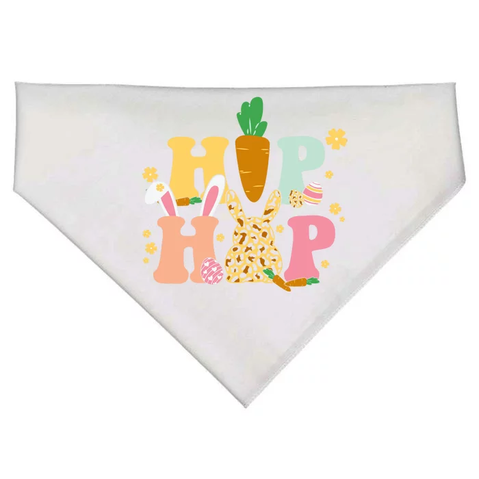 Hip Hop Easter Bunny Festive Spring USA-Made Doggie Bandana