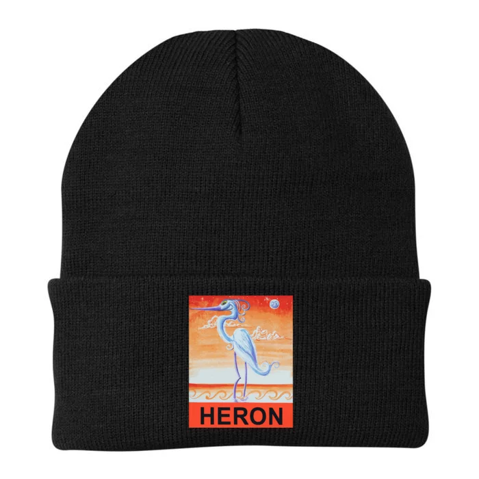 Heron Knit Cap Winter Beanie