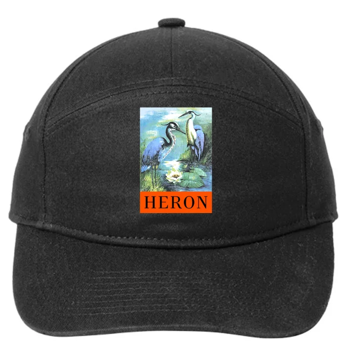 Heron 7-Panel Snapback Hat