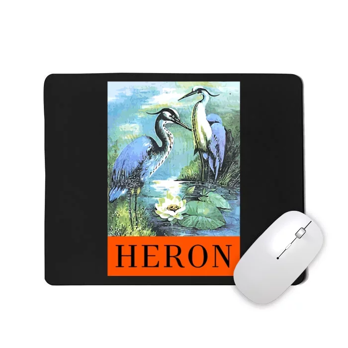 Heron Mousepad