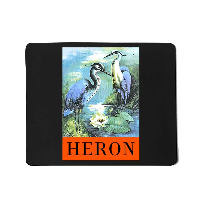 Heron Mousepad