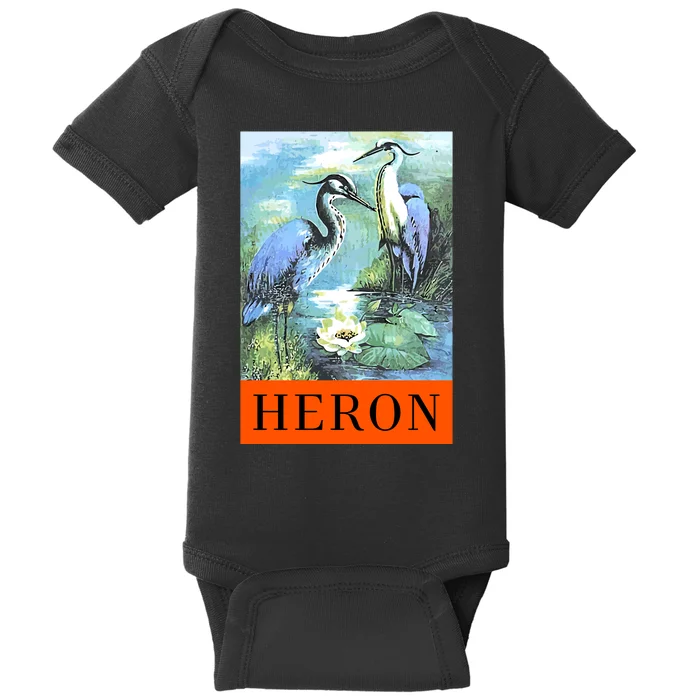 Heron Baby Bodysuit