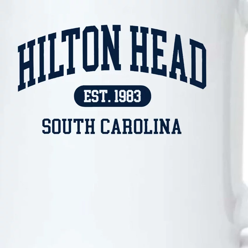 Hilton Head Est 1983 South Carolina Retro Throwback Black Color Changing Mug