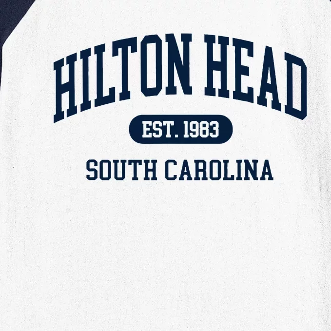 Hilton Head Est 1983 South Carolina Retro Throwback Baseball Sleeve Shirt