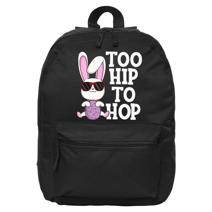 Hip Hop Easter Bunny Sunglasses Egg Hunt Adults Gift 16 in Basic Backpack