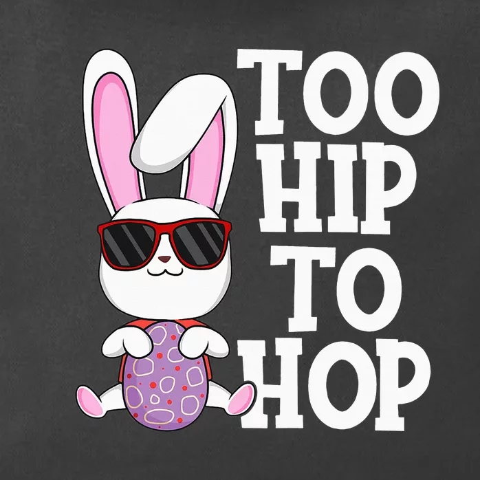 Hip Hop Easter Bunny Sunglasses Egg Hunt Adults Gift Zip Tote Bag