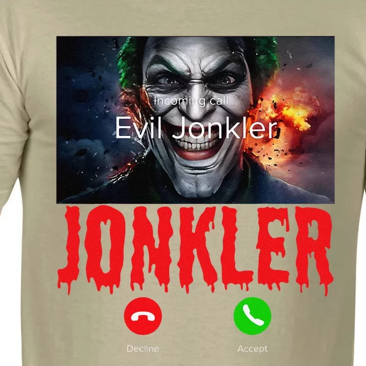 Humor Halloween Evil Jonkler Is Calling Evil Jonkler Comfort Colors T-Shirt