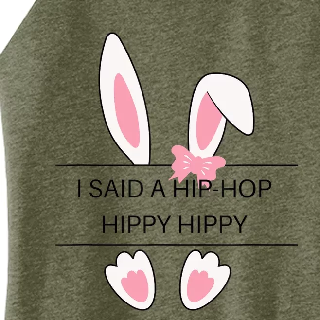 Hip Hop Easter Bunny Women’s Perfect Tri Rocker Tank