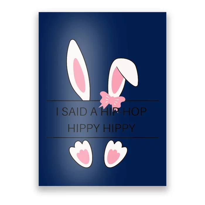 Hip Hop Easter Bunny Poster