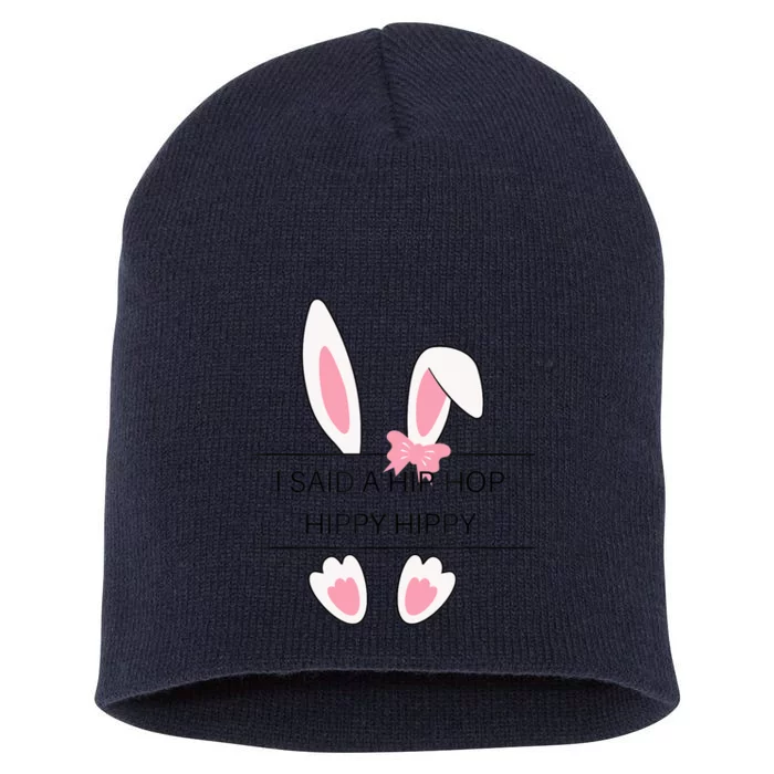 Hip Hop Easter Bunny Short Acrylic Beanie