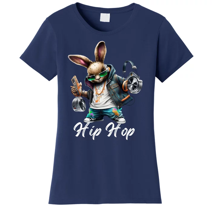 Hip Hop Easter Bunny Easter Rabbit Women's T-Shirt