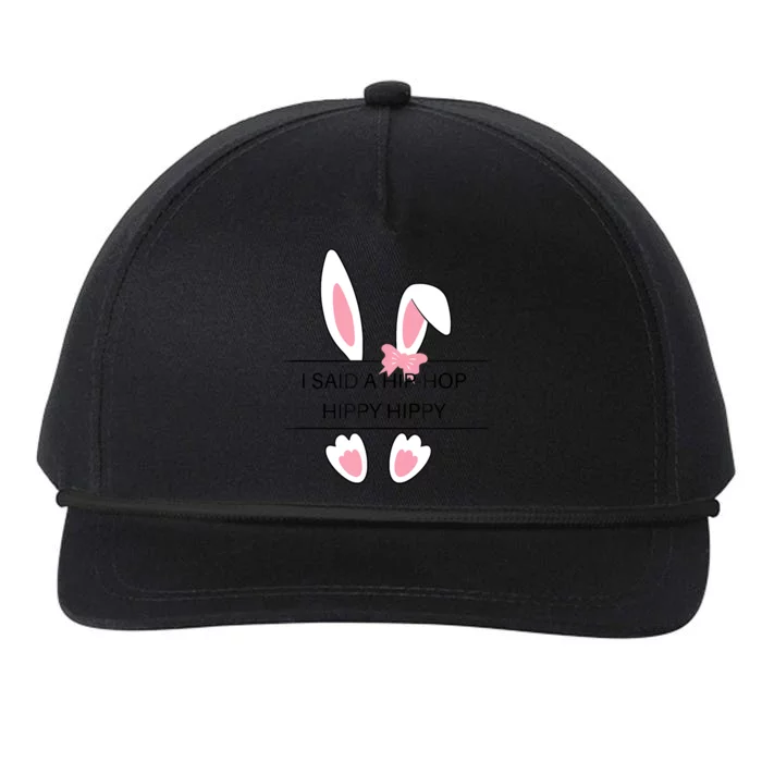 Hip Hop Easter Bunny Snapback Five-Panel Rope Hat