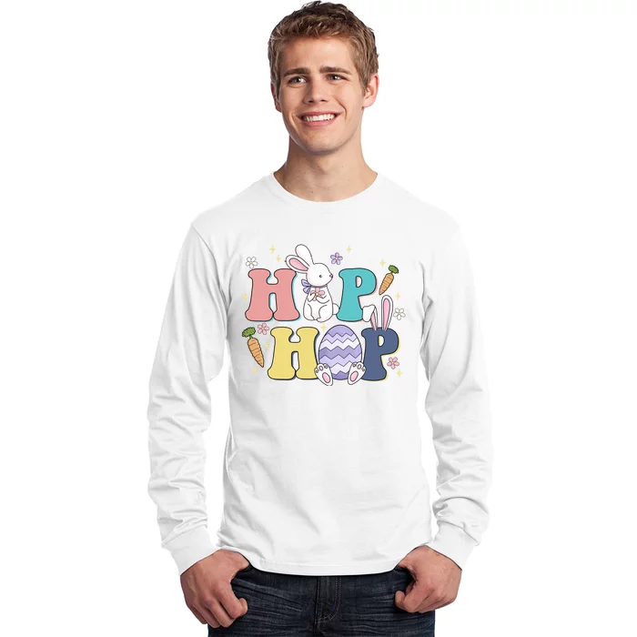 Hip Hop Easter Bunny Festive Holiday Cute Long Sleeve Shirt