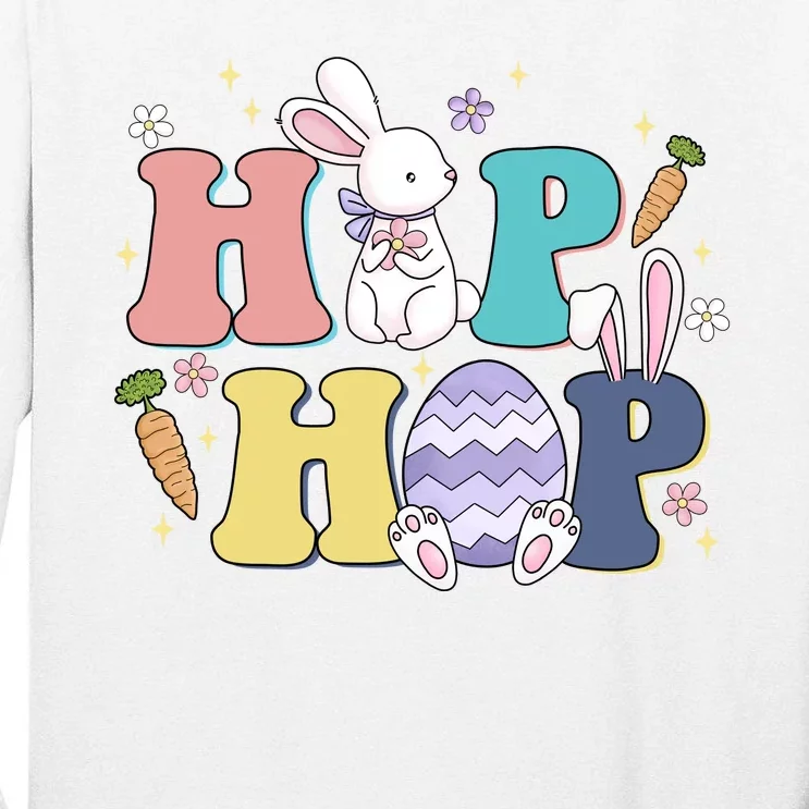 Hip Hop Easter Bunny Festive Holiday Cute Tall Long Sleeve T-Shirt