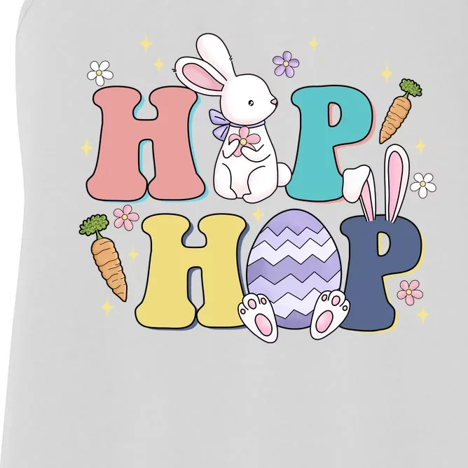 Hip Hop Easter Bunny Festive Holiday Cute Women's Racerback Tank