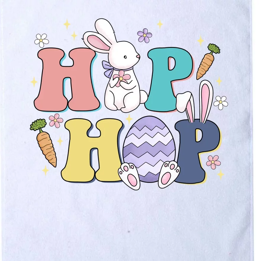 Hip Hop Easter Bunny Festive Holiday Cute Platinum Collection Golf Towel