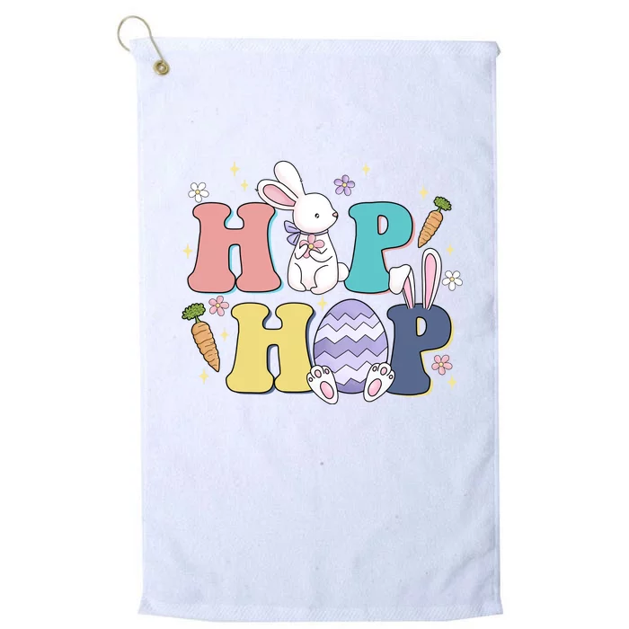 Hip Hop Easter Bunny Festive Holiday Cute Platinum Collection Golf Towel