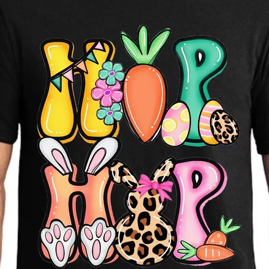 Hip Hop Easter Bunny Carrot Eggs For Easter Day Pajama Set