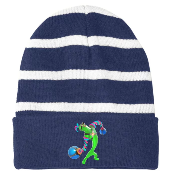 Helix Striped Beanie with Solid Band