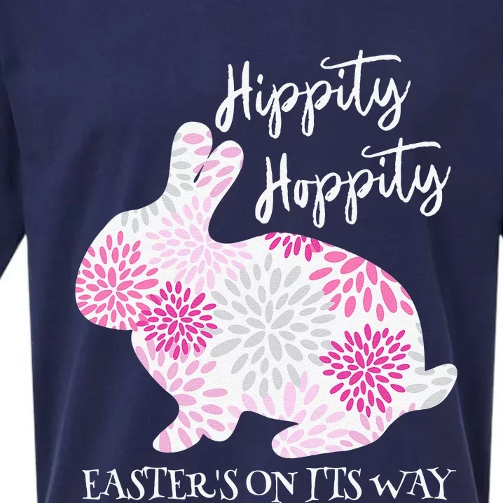 Hippity Hoppity Easter Is On Its Way Sueded Cloud Jersey T-Shirt