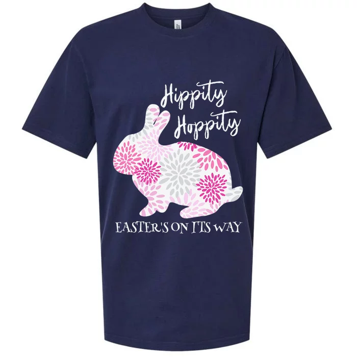 Hippity Hoppity Easter Is On Its Way Sueded Cloud Jersey T-Shirt