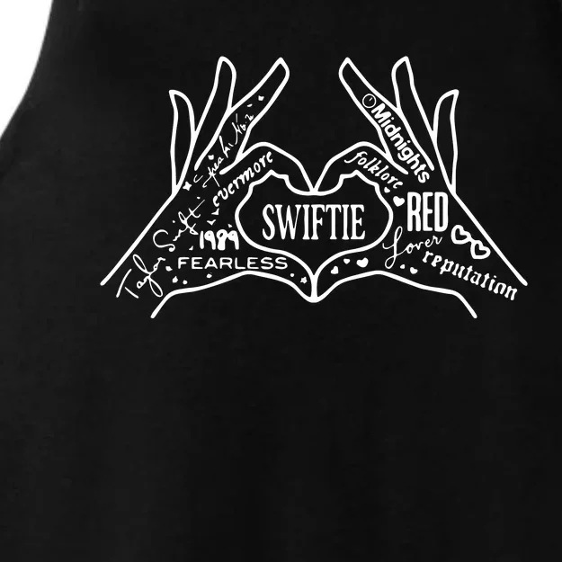 Hand Heart Eras Ladies Tri-Blend Wicking Tank