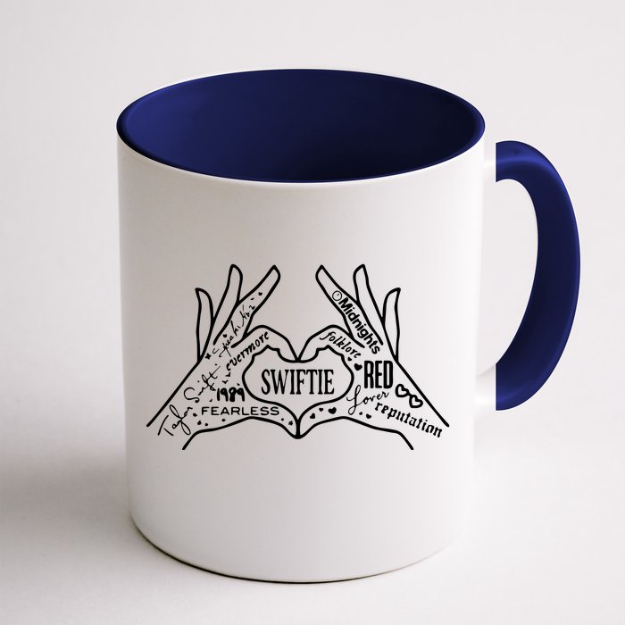 Hand Heart Eras Front & Back Coffee Mug