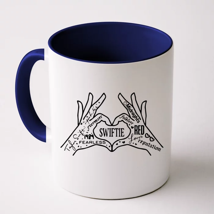 Hand Heart Eras Front & Back Coffee Mug