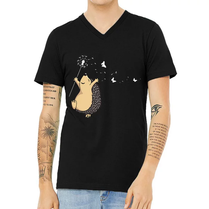 Hedgehog V-Neck T-Shirt