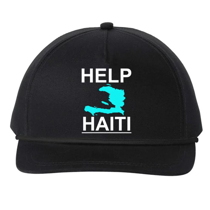 Help Haiti Earthquake Relief Snapback Five-Panel Rope Hat