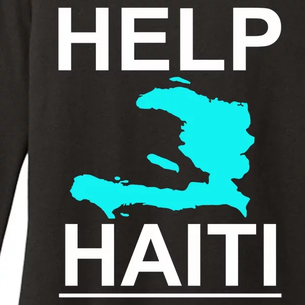 Help Haiti Earthquake Relief Womens CVC Long Sleeve Shirt